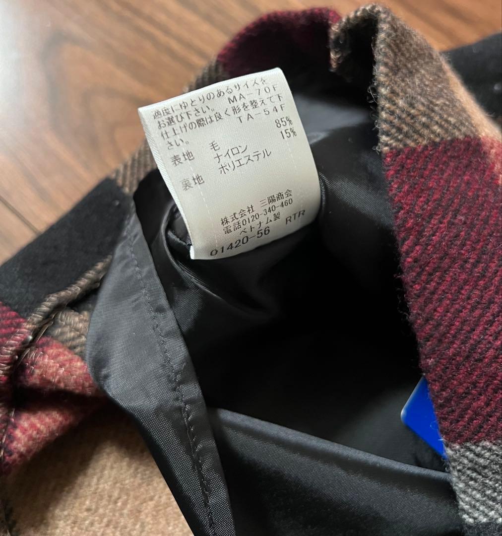 【美品】BLUE LABEL クレストブリッジチェック　キュロット 36