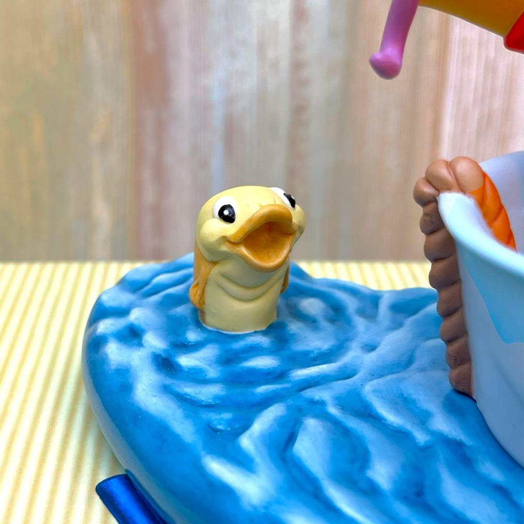 くまのプーさん 魚とボート 船 釣り Pooh＆Friend 陶器制 フィギュア