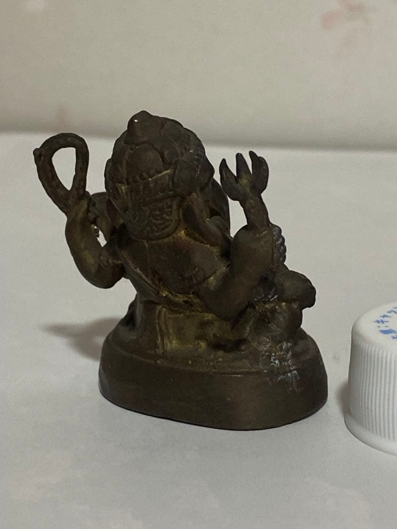 ♢仏教美術 インド 古仏 ガネーシャ 仏像 銅製 コレクション骨董品