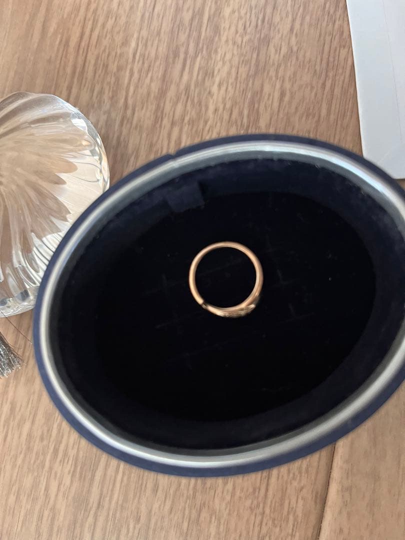 4℃ 18K ピンクゴールド ピンキーリング