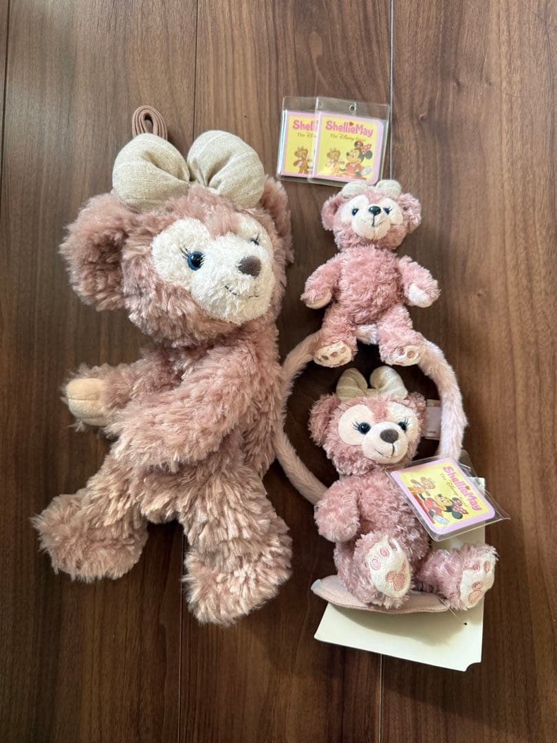 香港ディズニーランド限定 シェリーメイ おすわりカチューシャなど3点セット