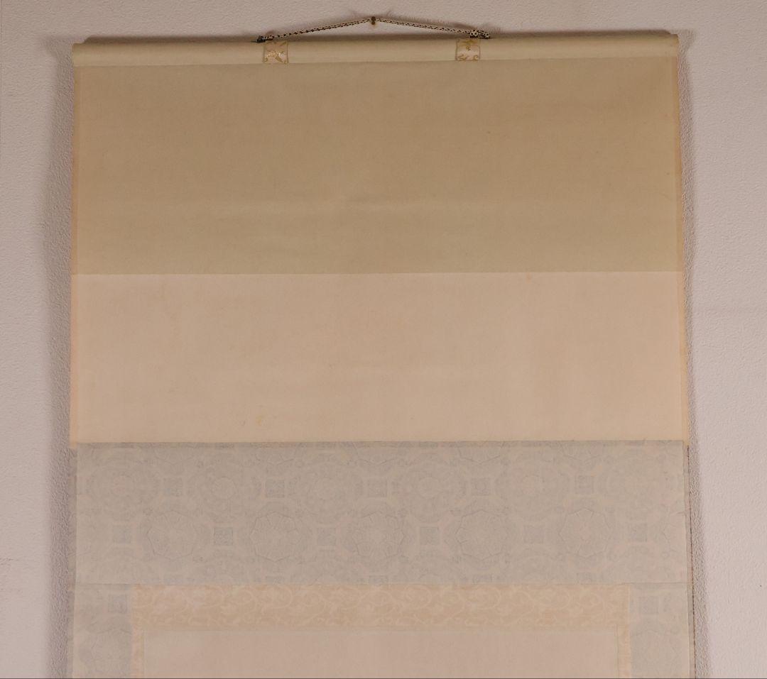 模写】日本画 光翠 四季花 絹本 掛軸 彩色 草花 MA986