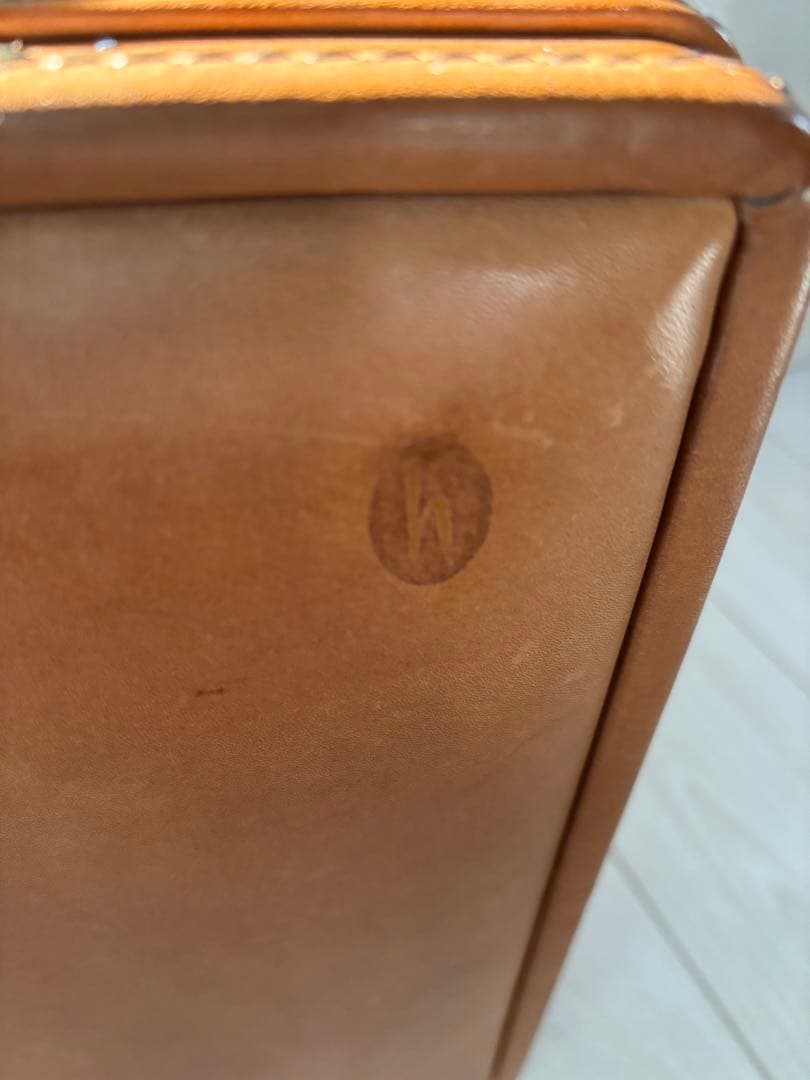 鍵が開かない！！hartmann レザー ビジネスバッグ ブラウン