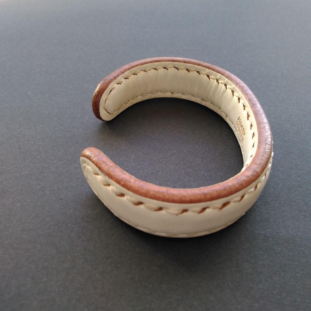 アリゾナフリーダム Arizonafreedom ホワイトレザーバングル K18