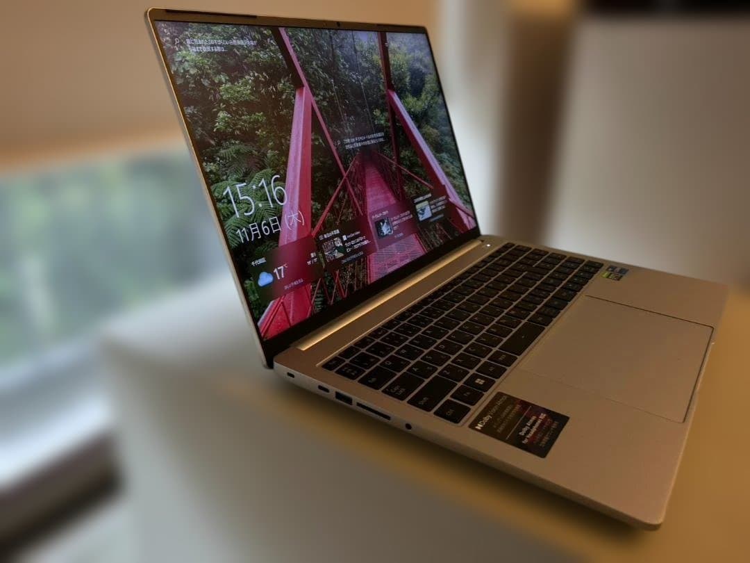 16インチ軽量高性能 Mouse DAIV 6P-RT メ32GB SSD1TB 16インチ軽量高