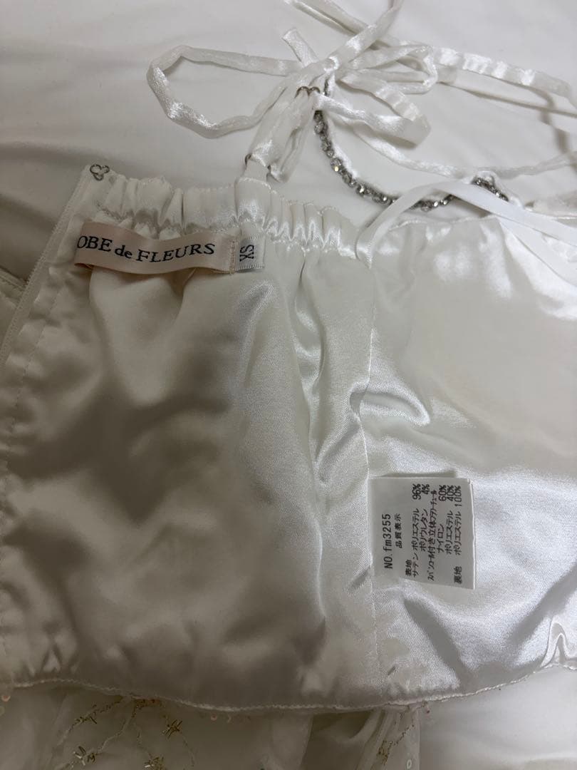 ROBE de FLEURS フラワーチュールバストフリルセットアップ