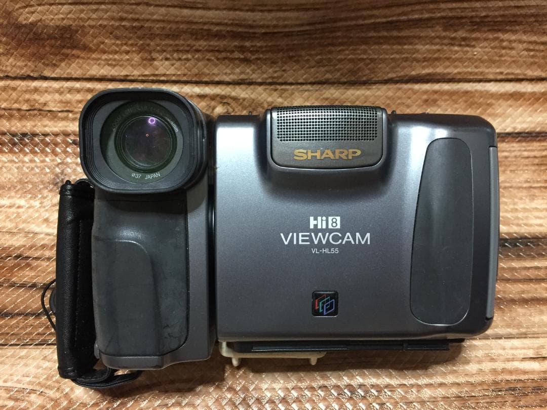 再生ダビングOK 動作良好　SHARP　VL-HL55　付属品有　Hi8　大画面