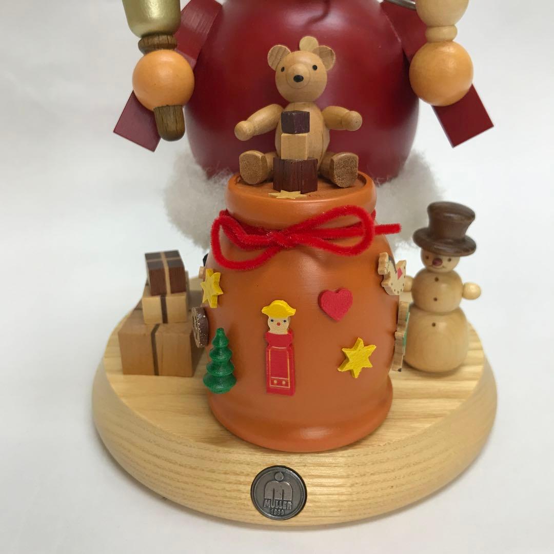 木製 サンタクロース 煙出し人形 約19cm ドイツ製 ミュラー社 - メルカリ