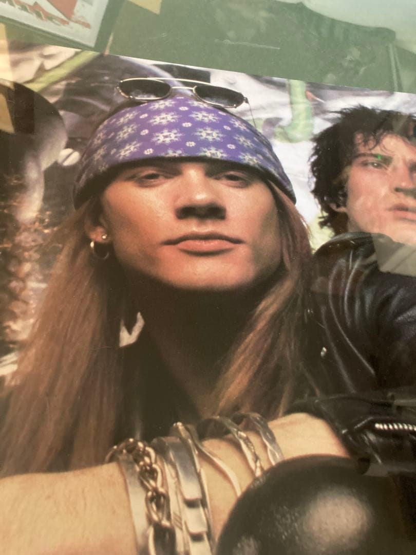 激レア Guns N' Roses プロモポスター ガンズアンドローゼズ axl