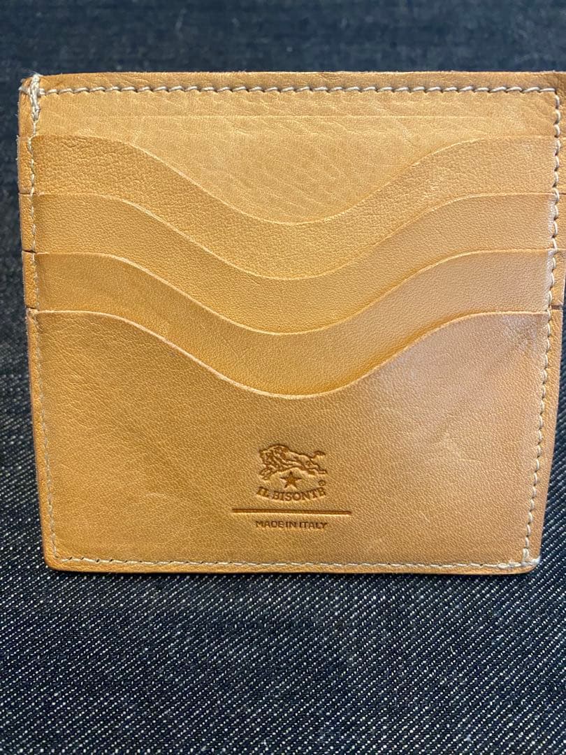 ILBISONTE イルビゾンテ 最新ミニ財布　ナチュラル　希望価格歓迎