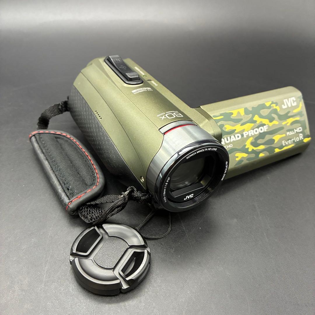 JVC GZ-R400-G Everio R カモフラージュ ビデオカメラ