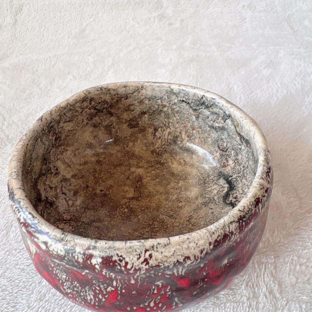 アンティーク 骨董品 箕面焼 松田箕山 茶碗 茶盌 在銘 茶道具 昭和