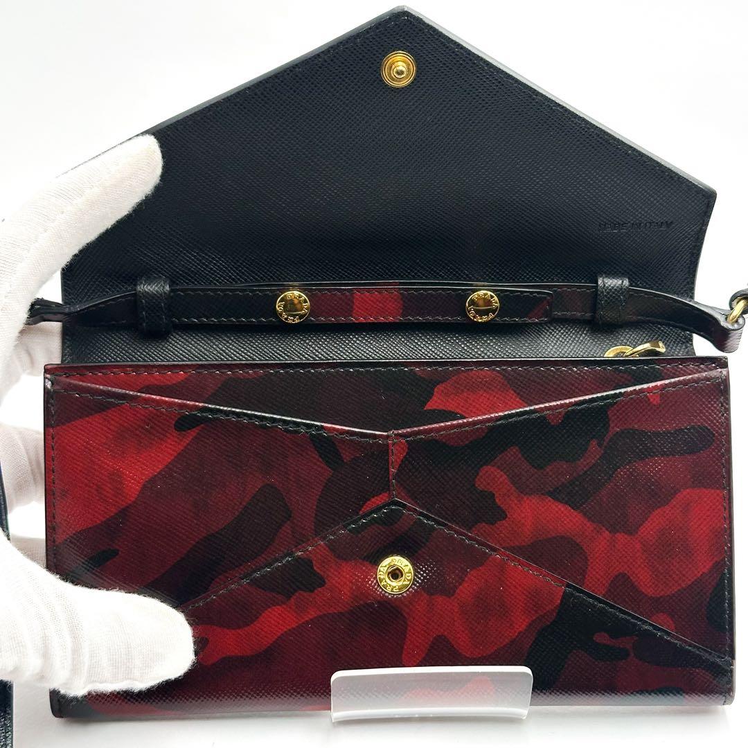 プラダサ フィアーノレザー ショルダー ウォレット 1559