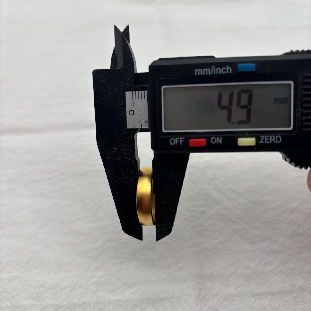 極美品 K18ゴールド マット仕上げ リング 4.36g 16号