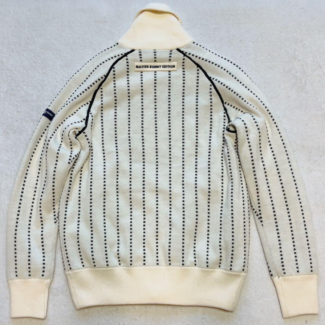 美品　マスターバニー　セットアップ　ストライプ　中綿　スカート　蓄熱　ジャケット