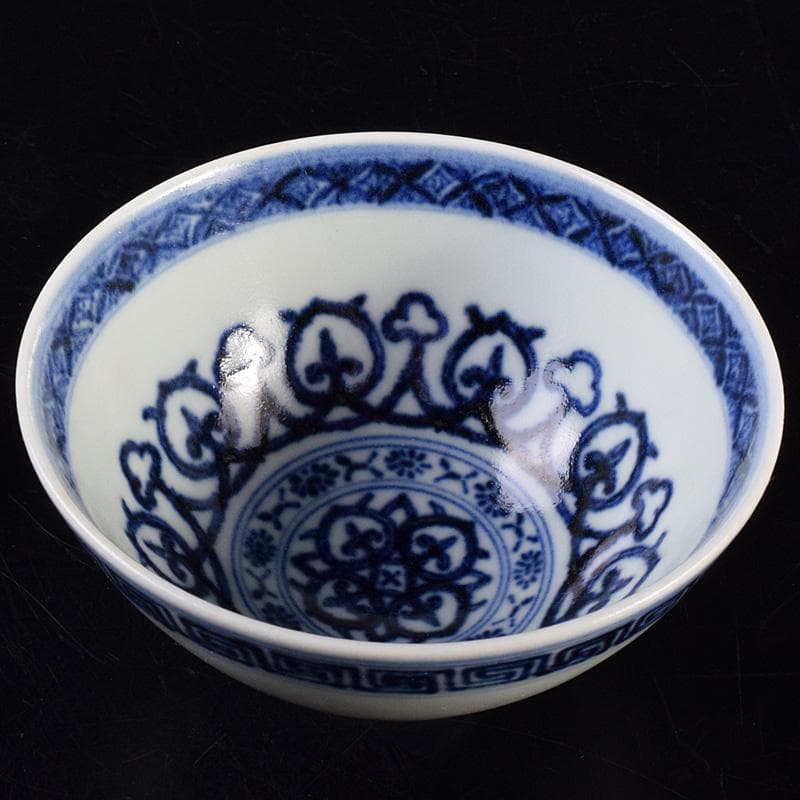 Big Chef　中国　大明宣徳年製　青花蓮子碗　C　7759E