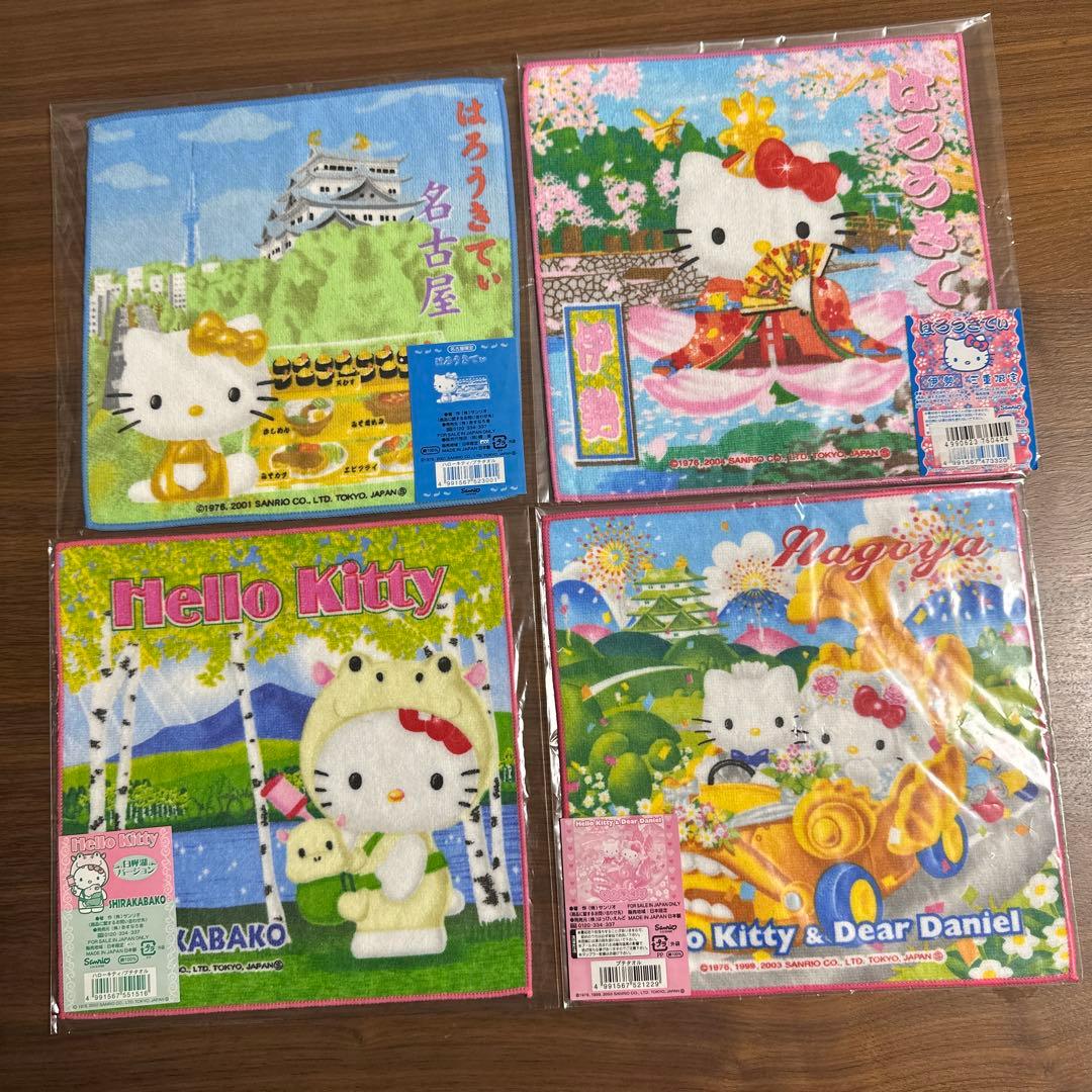 Hello Kitty ハローキティ　観光名所ハンカチセット