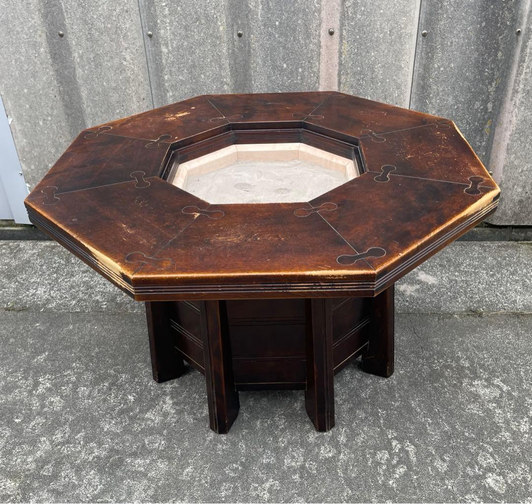 稀少/星野民藝/星野民芸/八角炉/囲炉裏/ダイニングセット/チェア/椅子/桜材