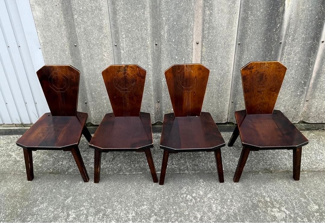 稀少/星野民藝/星野民芸/八角炉/囲炉裏/ダイニングセット/チェア/椅子/桜材