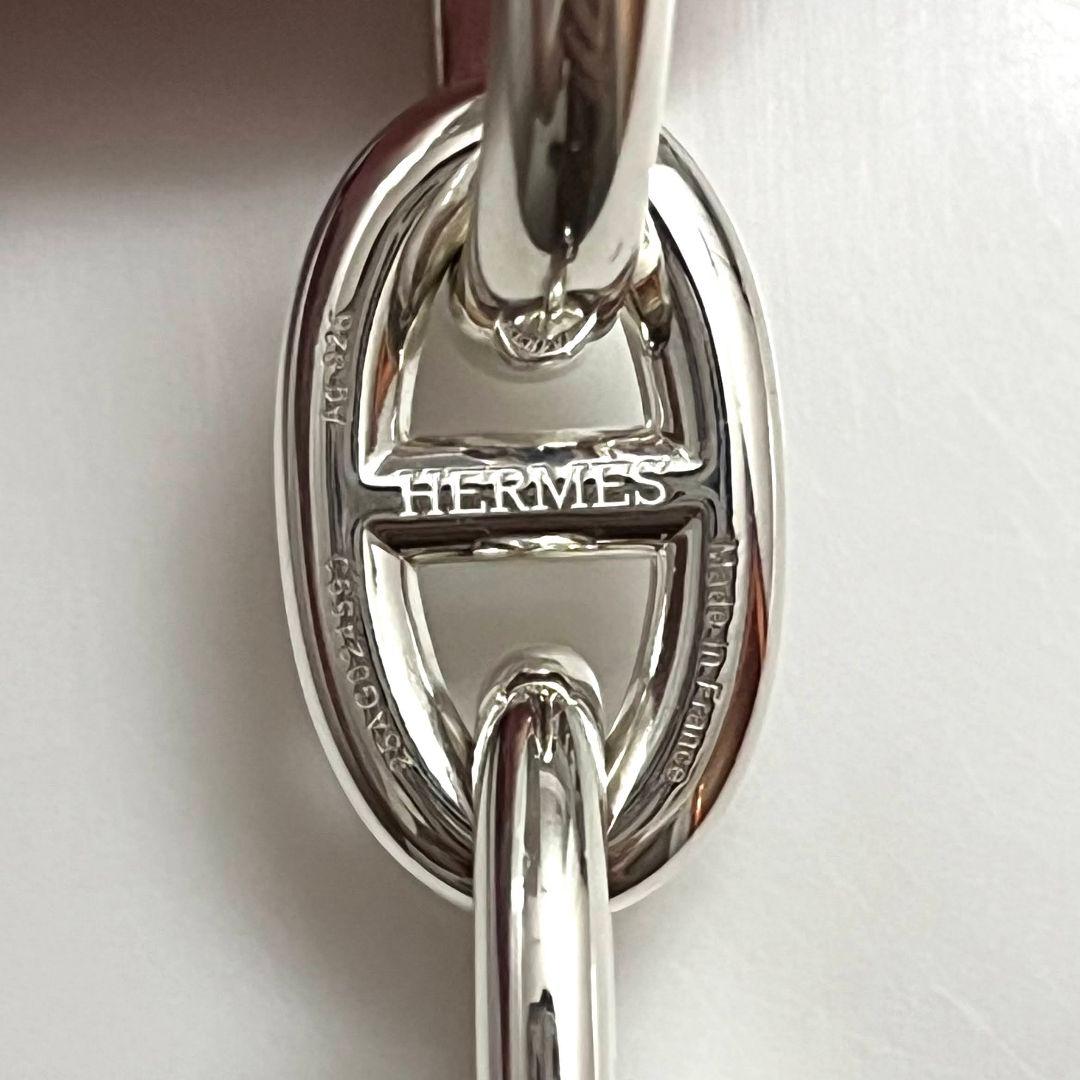 エルメス シェーヌダンクルTGM 12コマ シルバー925 ブレスレット