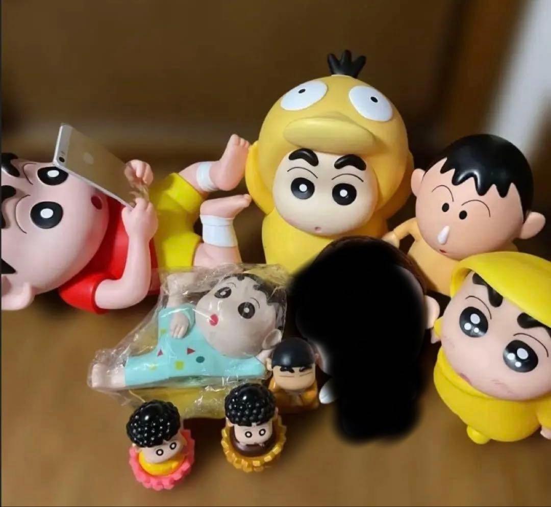 クレヨンしんちゃんビックフィギュアたち まとめ売り - メルカリ