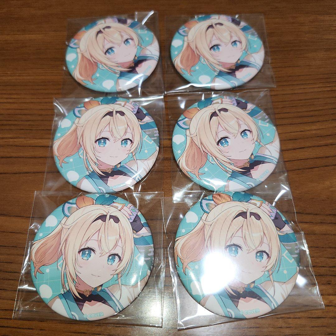 ホロライブシティ 缶バッジ 風真いろは ござる 4個セット M109937017