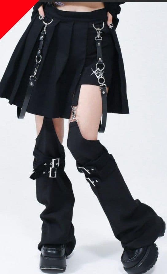 REFLEM　レフレム　レッグカバー付きレイヤードショーパン