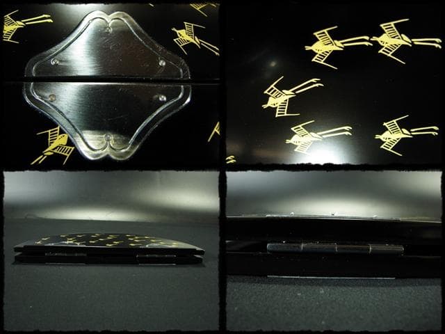 玄々斎好 浦千鳥 銀富士 金具 水指 久世宗博 茶道具 f145