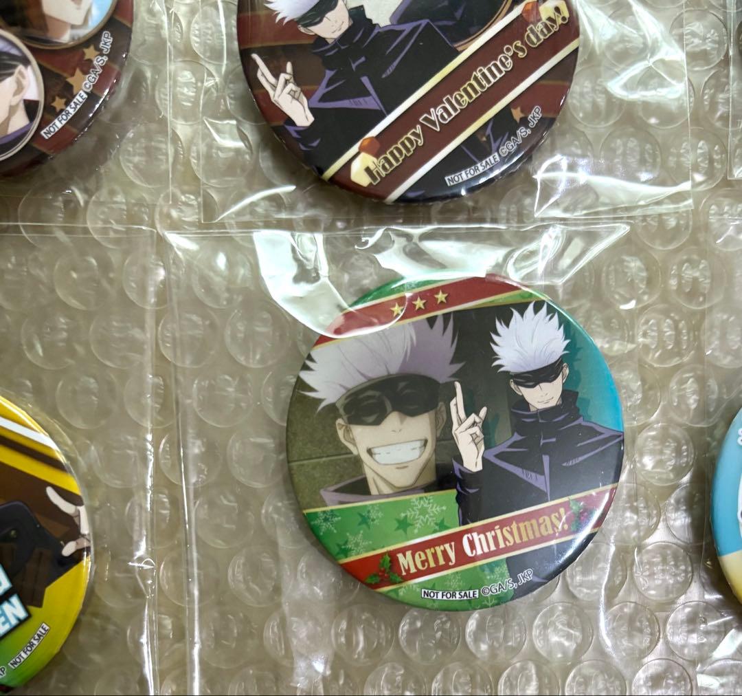 呪術廻戦　五条悟　缶バッジ　プリロール　限定　まとめ売り　6点　希少