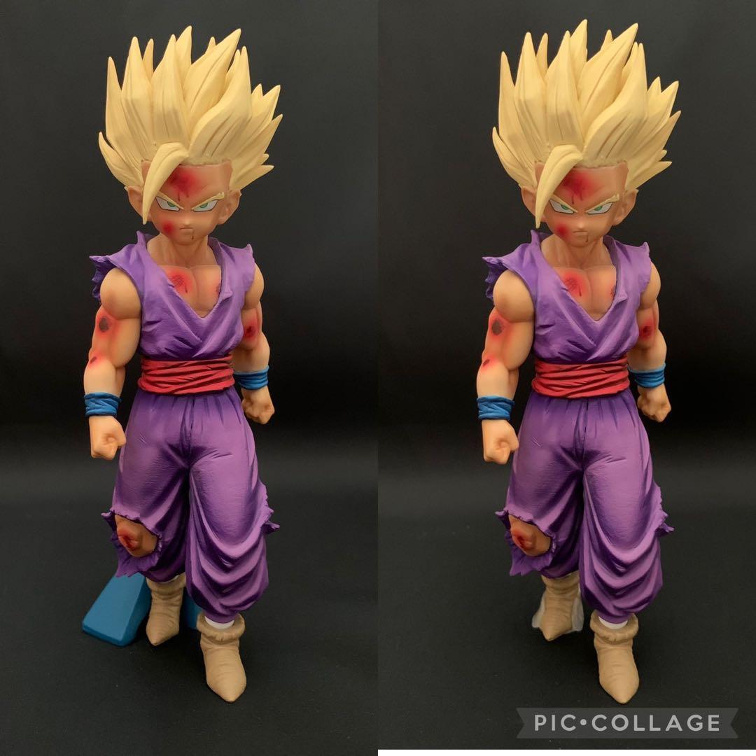 ドラゴンボール 出陣 孫悟飯 超サイヤ人2 フィギュア リペイント