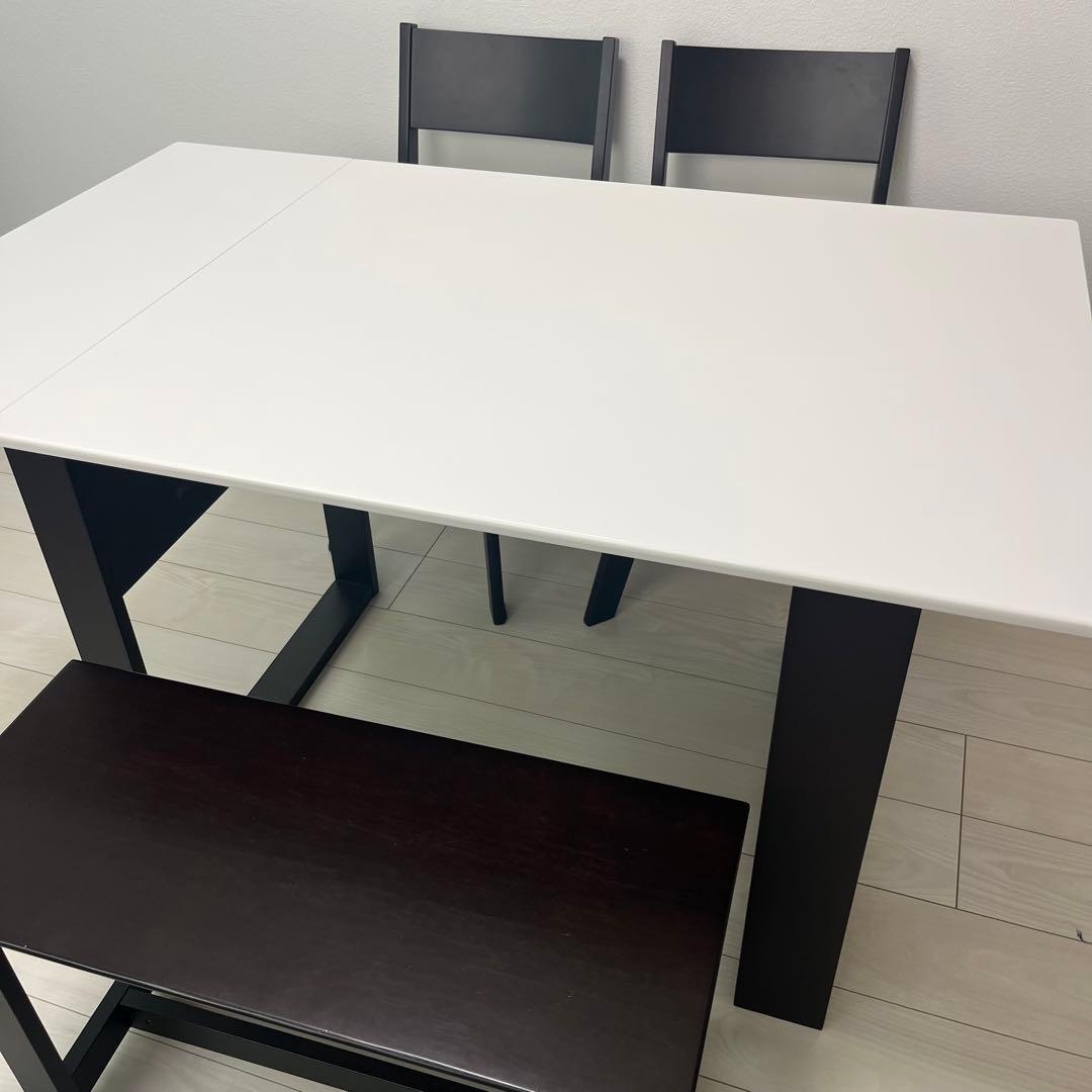 【直接取引き限定】ニトリ　伸長式ダイニングテーブルセット