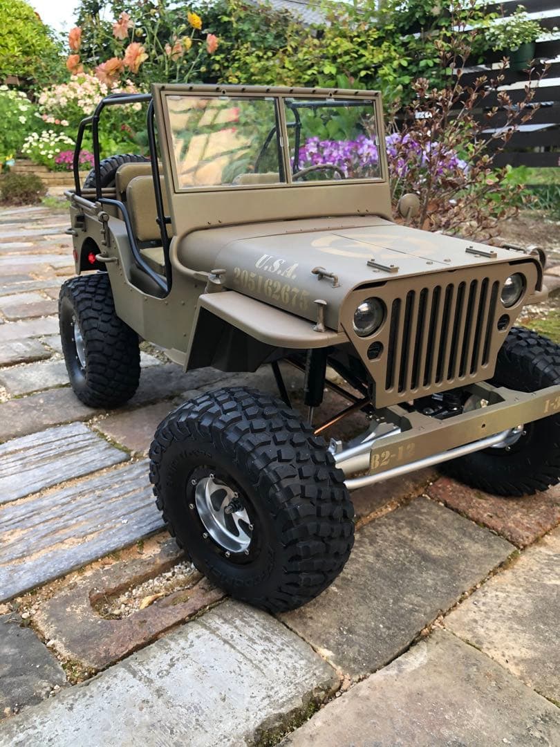 ラジコン1/6 jeep クローラー 2.2インチレイス脚周り カスタム