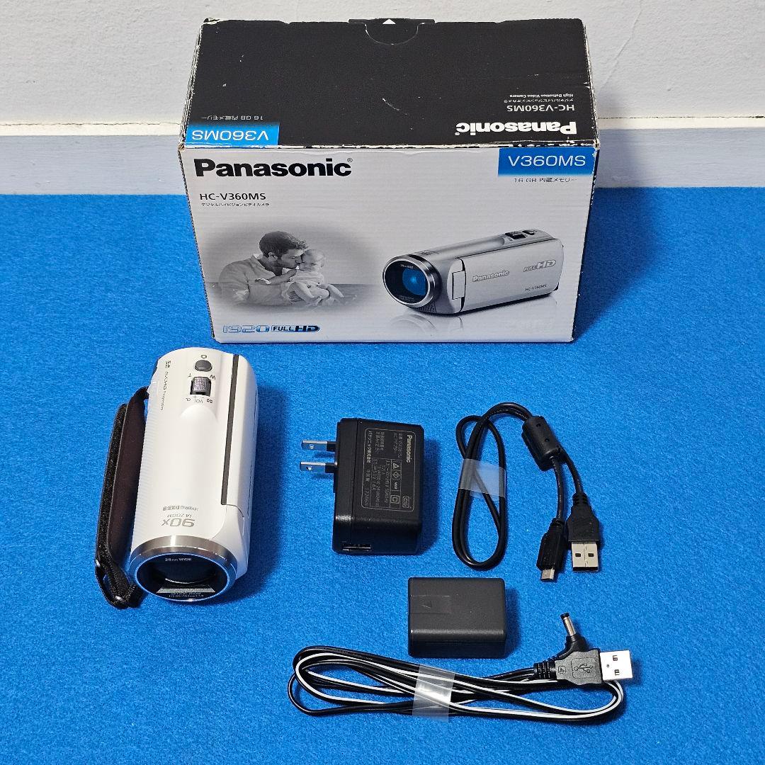 【ほぼ未使用】Panasonic パナソニック HC-V360MS