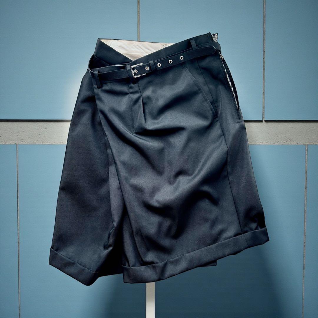 コムデギャルソン黒キュロットパンツ