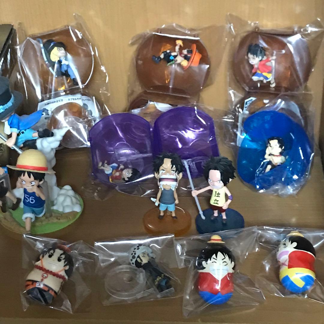 ワンピース フィギュア まとめ売り ルフィ エース サボ ガープ 夢の一枚絵