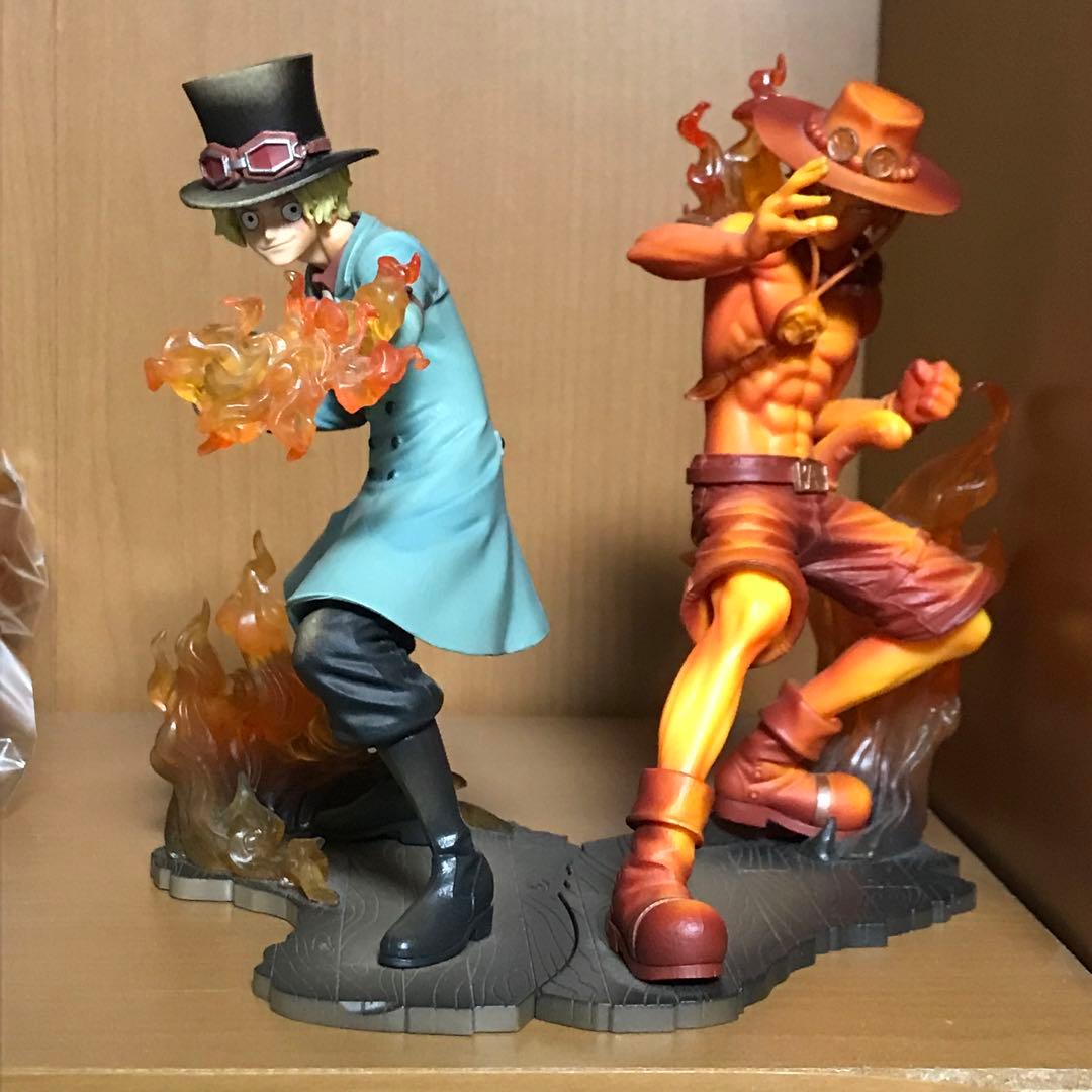 ワンピース フィギュア まとめ売り ルフィ エース サボ ガープ 夢の一枚絵