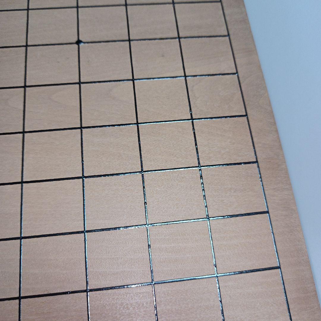 【美品】本格で重厚！碁盤（桂木材、へそあり）＆碁笥（けやき木材）＆碁石ハマグリ