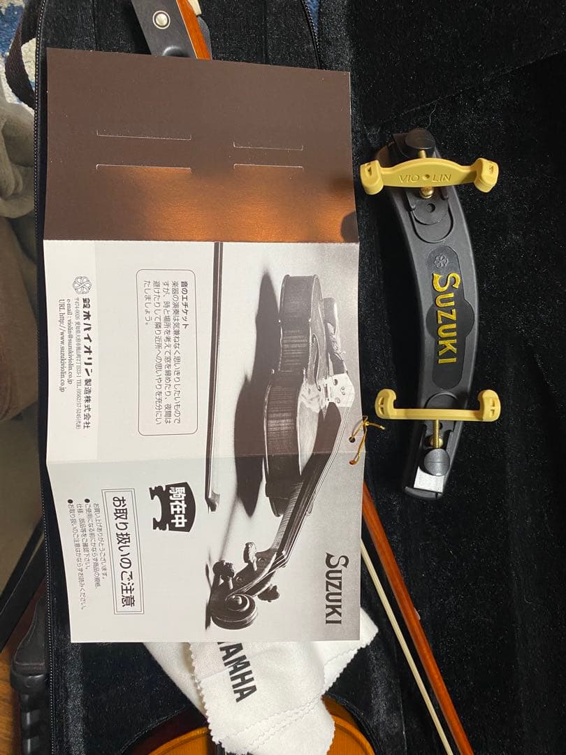 SUZUKI バイオリン 木製 ブラウン