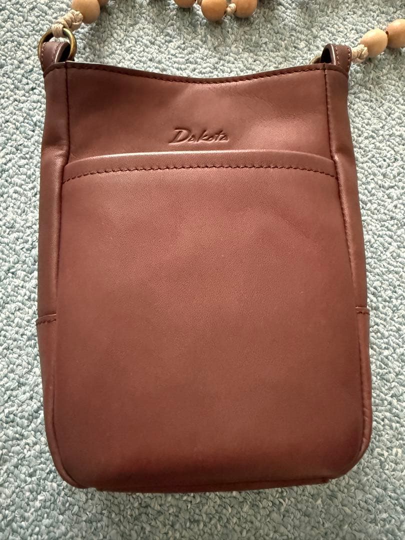 yubeshi×dakotaコラボ　ガトー ミニショルダーバッグ チョコ