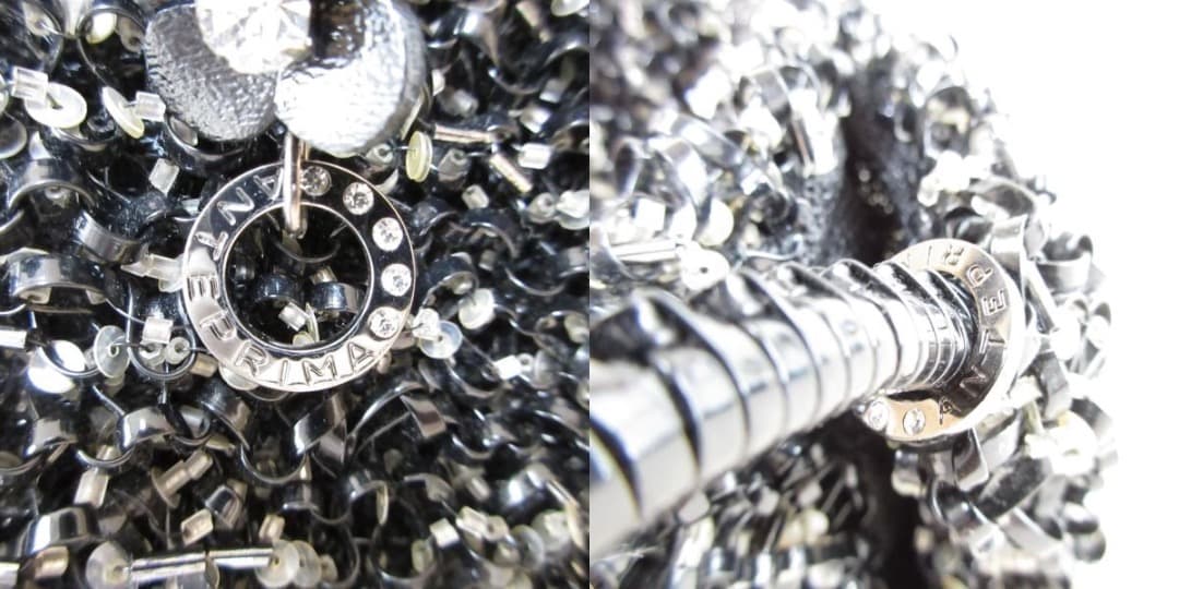 ANTEPRIMA アンテプリマ ワイヤーバッグ ブラック チャーム付き 美品