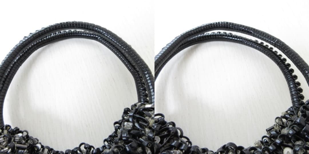 ANTEPRIMA アンテプリマ ワイヤーバッグ ブラック チャーム付き 美品