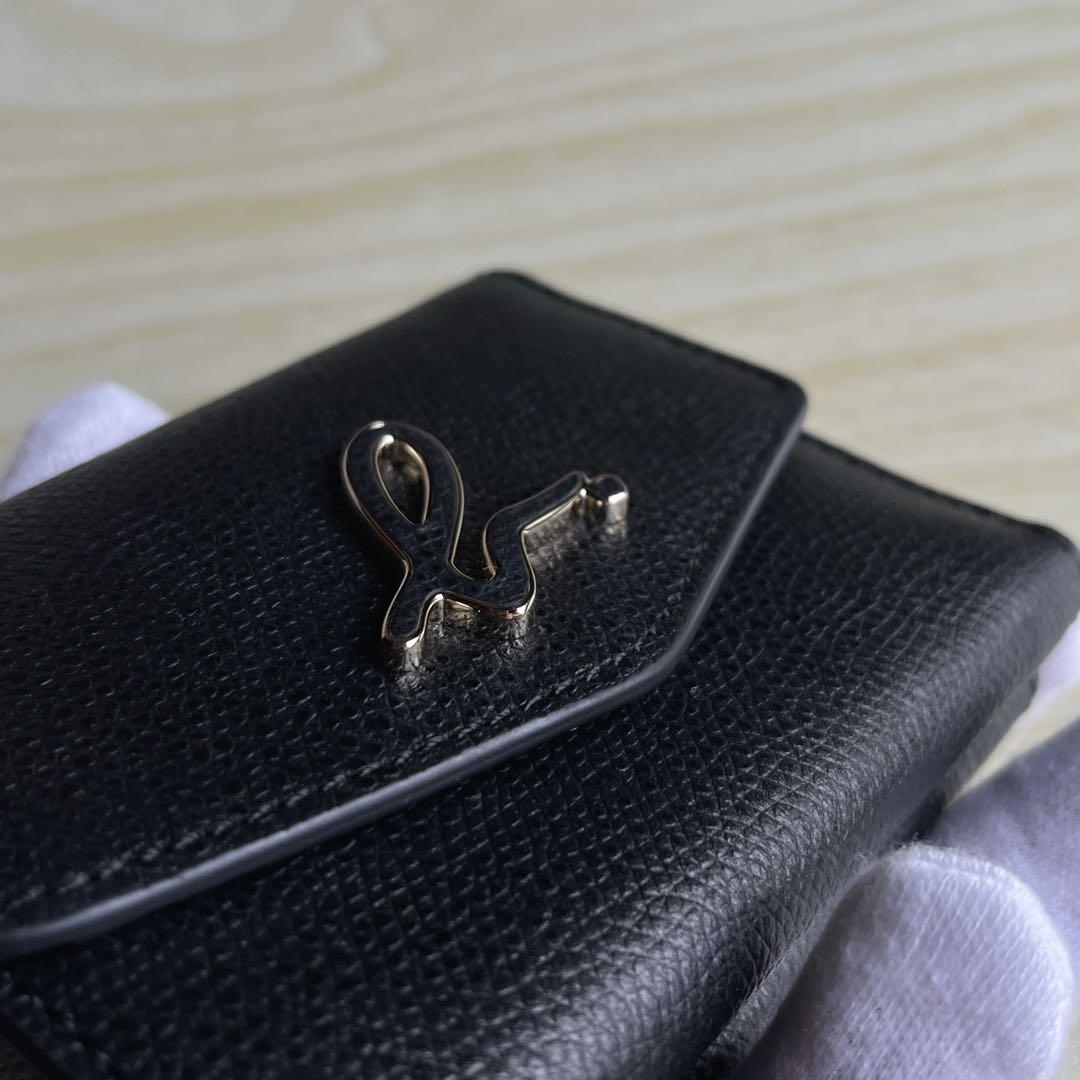 agnes b. アニエスベー 財布 黒 ブラック 三つ折り