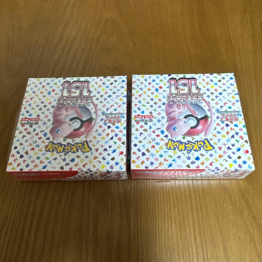 ポケモンカード151 box シュリンク付き 2box