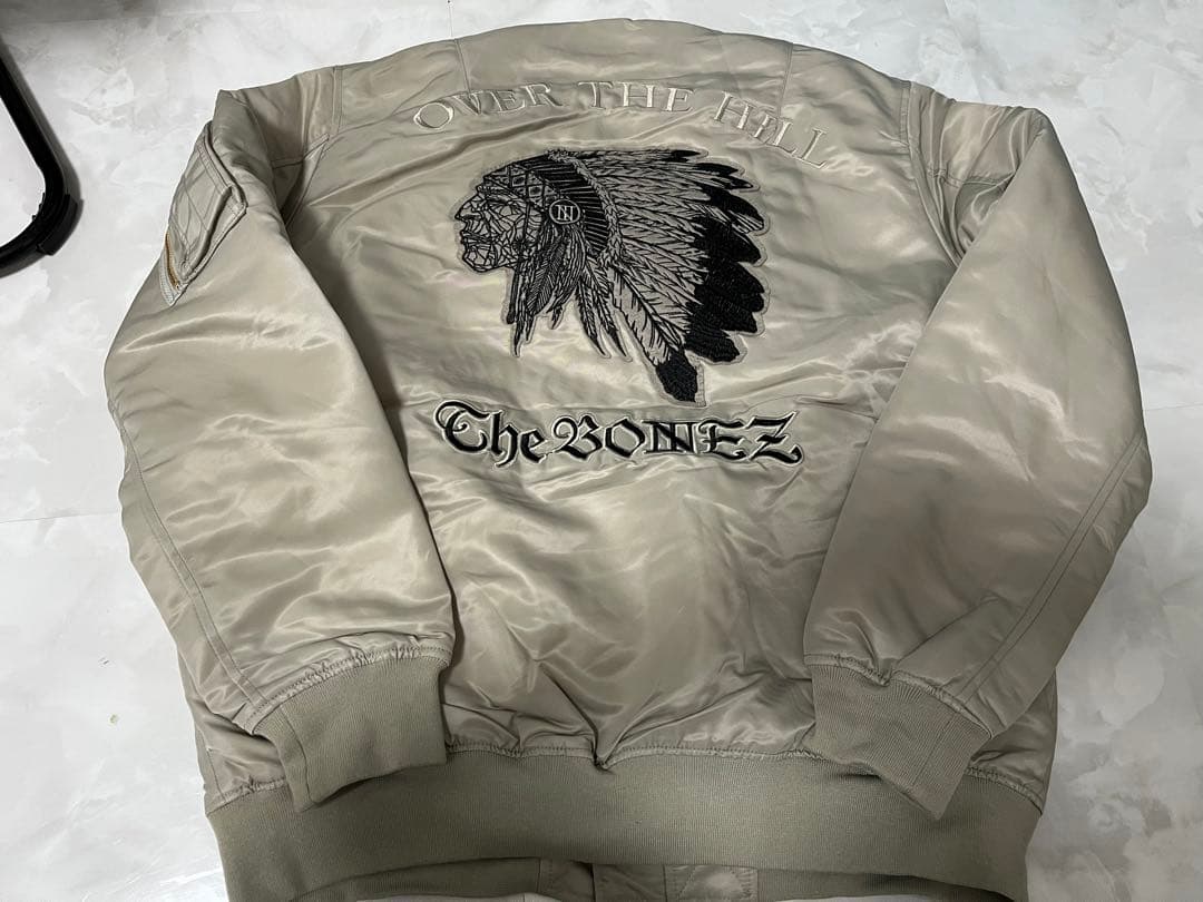 THE BONEZ 333枚限定 初期MA-1ジャケット ブラックLsize