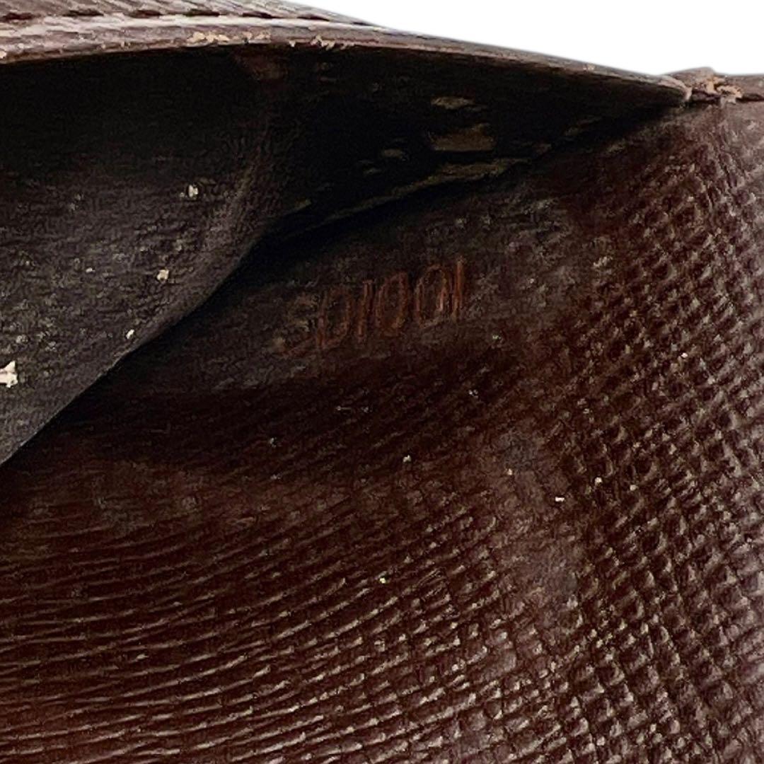 Louis Vuitton ダミエ コンパクトジップ 折り財布 7880 レディース