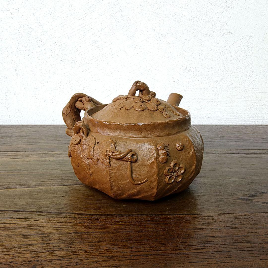 田島万古焼 勝三窯 田嶋勝三 手捻り 蛙摘 茶道具 湯呑 茶器 陶芸 田島