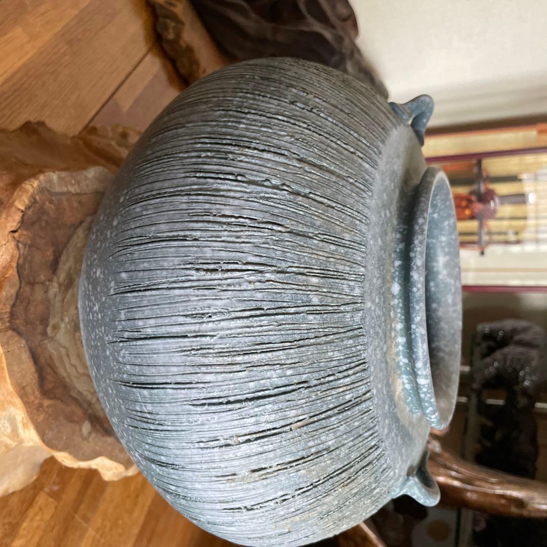 兼山　　信楽焼　壺