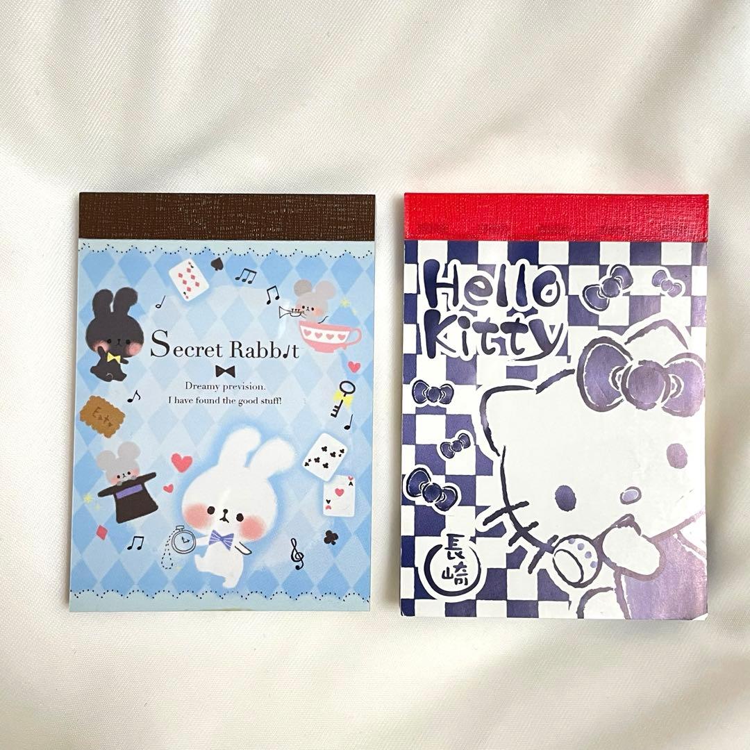 平成レトロ 当時物 メモ帳 まとめ売り キティちゃん カミオジャパン