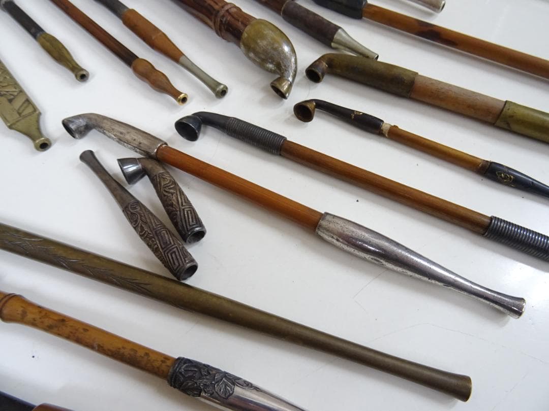 こ*ち様 鹿080 アンティーク キセル 煙管 22点 まとめ売り