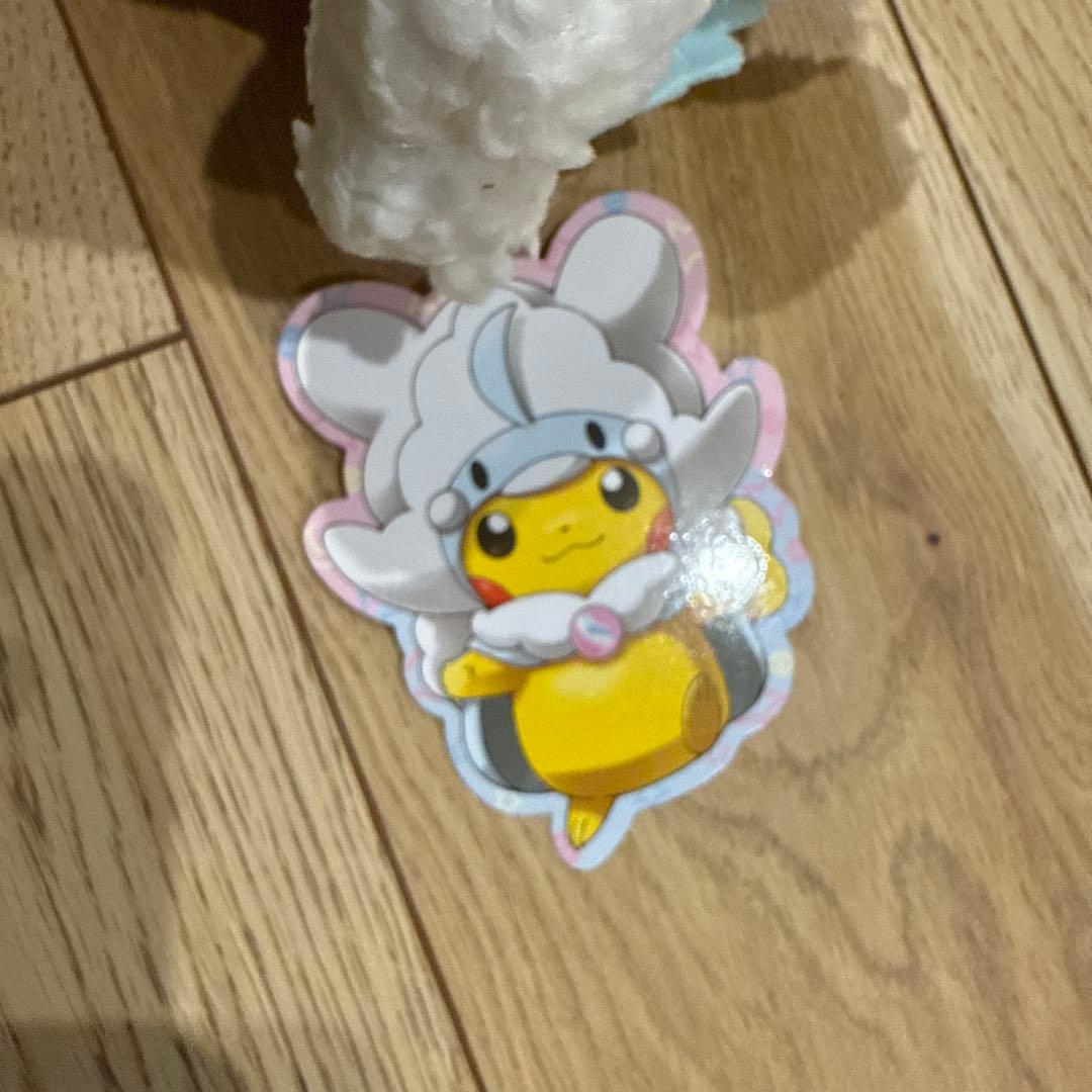 メガチルタリスのポンチョを着たピカチュウ